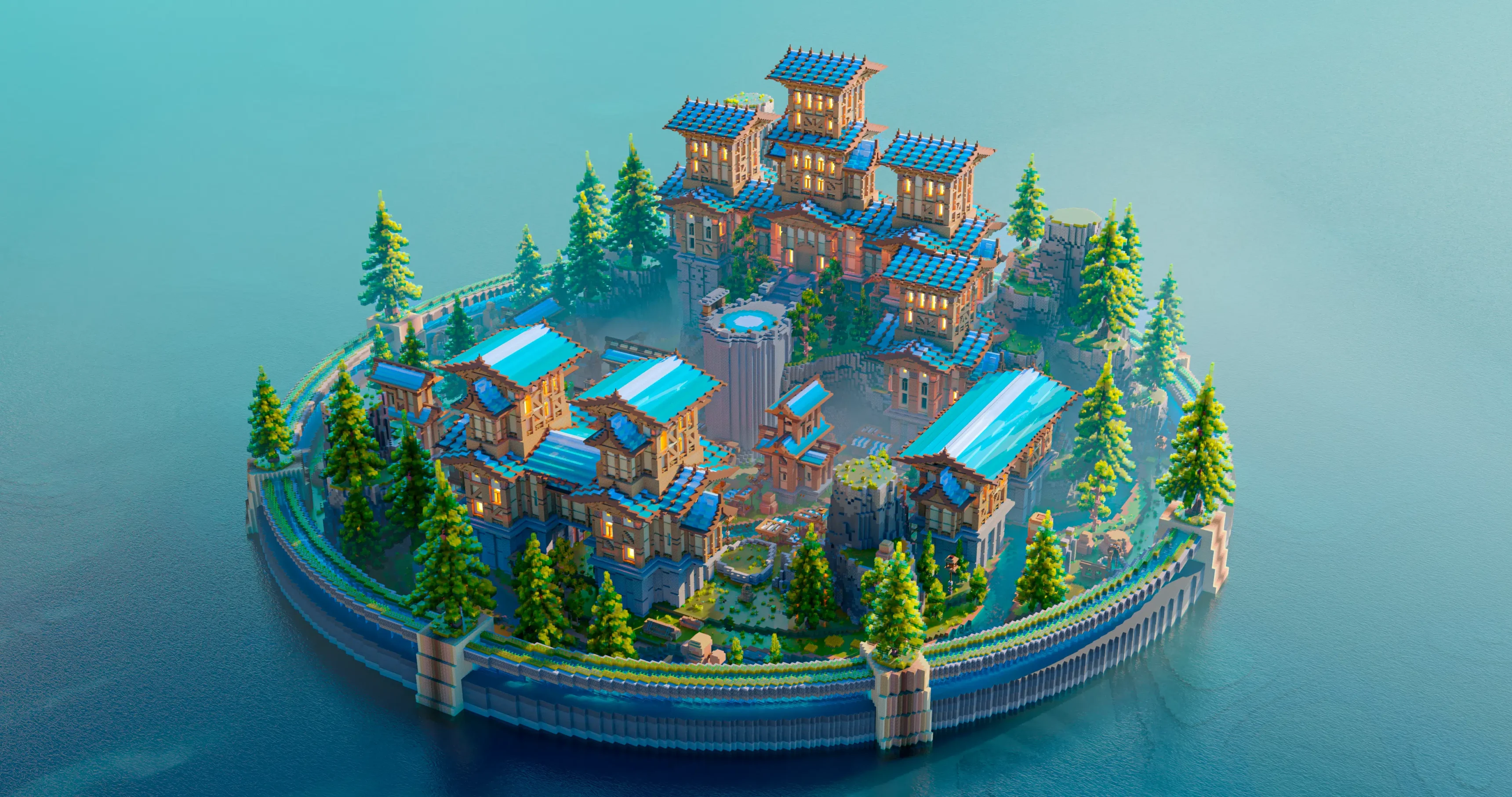 🌱 Hub Medieval Village 🌲