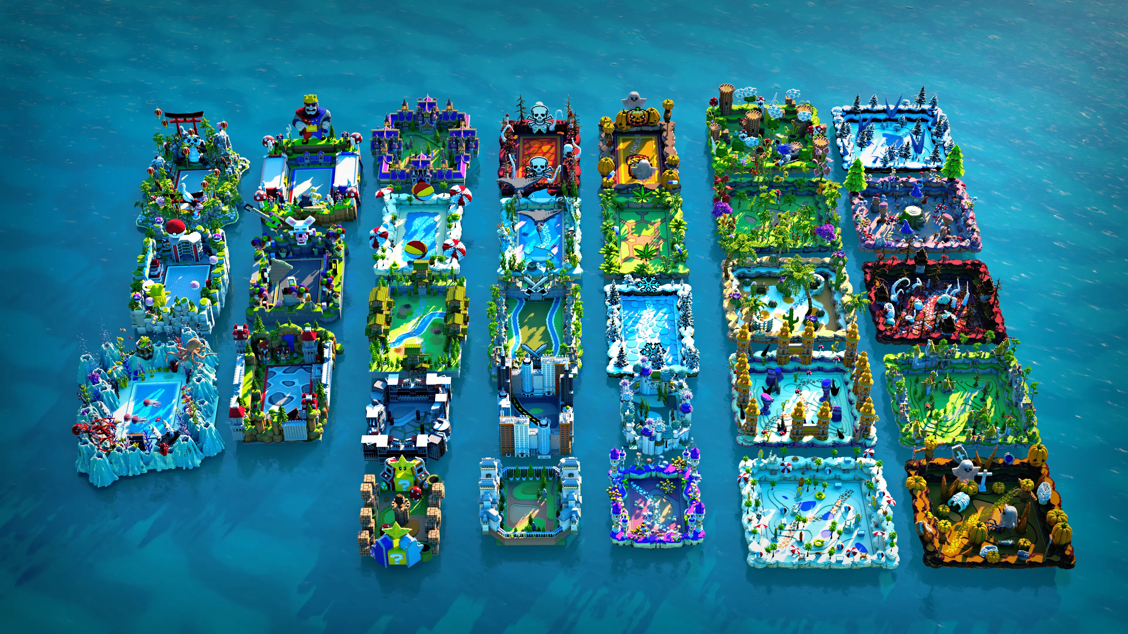 PvP Arenas Pack (31 Maps)